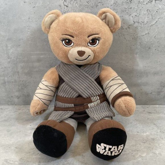 Build A Bear Star Wars Rey Bear Disney Star Wars Force Awakens 2017 Plush BAB‎ - Picture 2 of 7